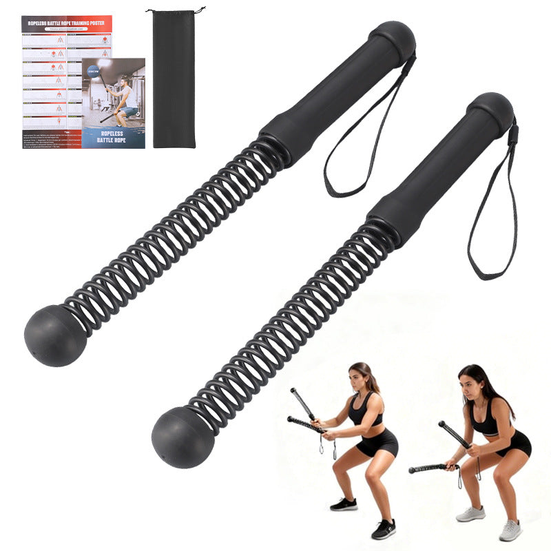 Barres à Ressort Oscillantes — Paire pour Cardio et Gainage en Appartement